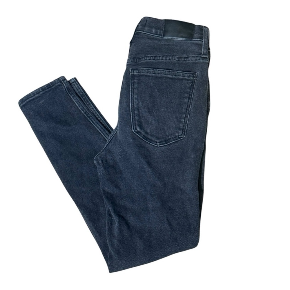 Madewell 10" High-Rise Faded Black Denim Skinny Jeans Size 27P